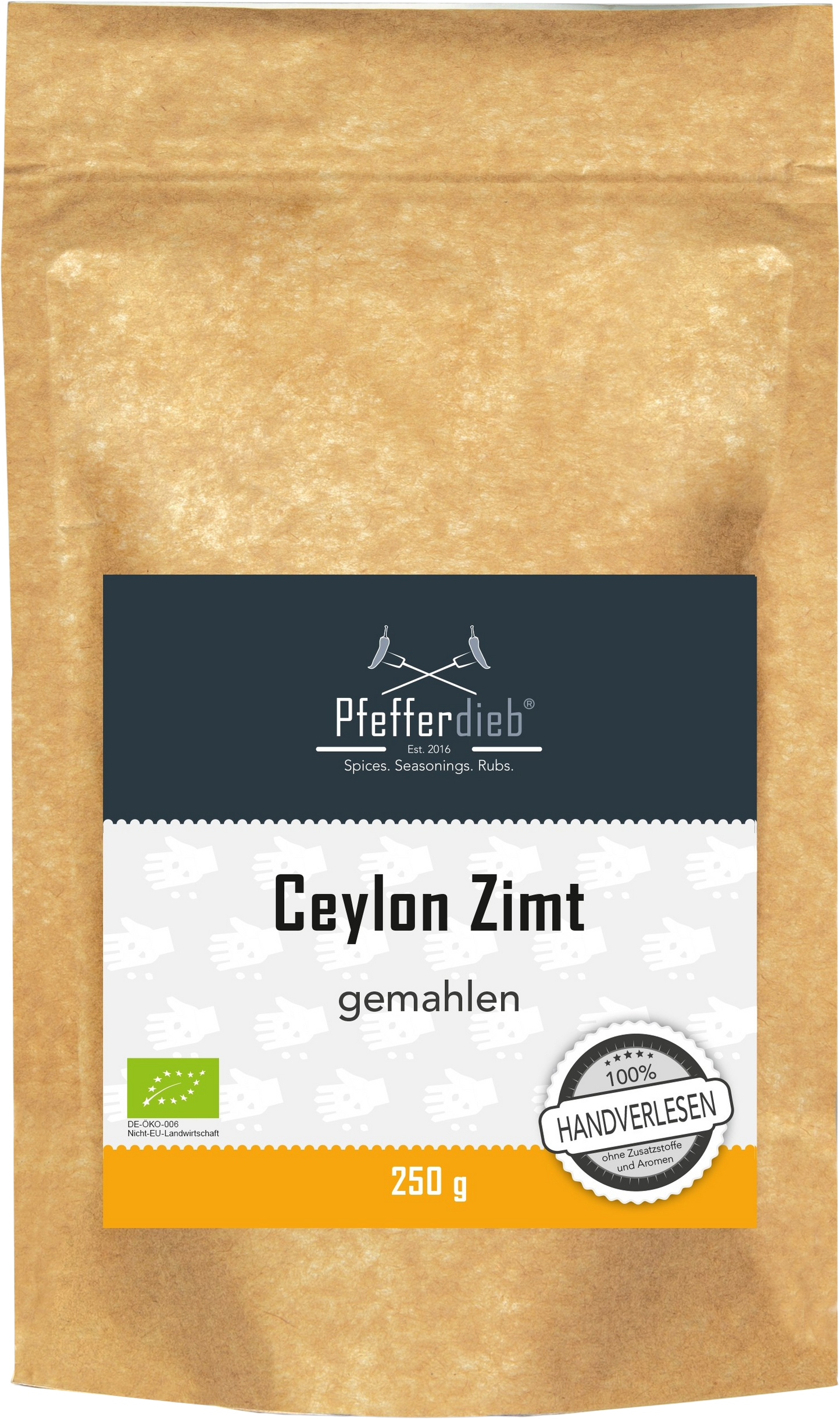Pfefferdieb Bio Cynamon cejloński, mielony, 250 g