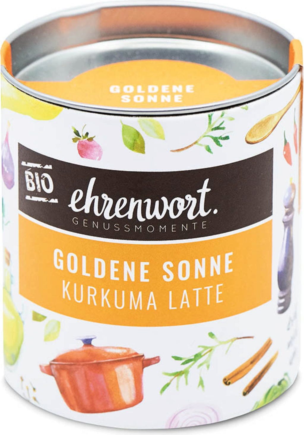 Ehrenwort Kurkuma Latte "Goldene Sonne" Bio, 42 g