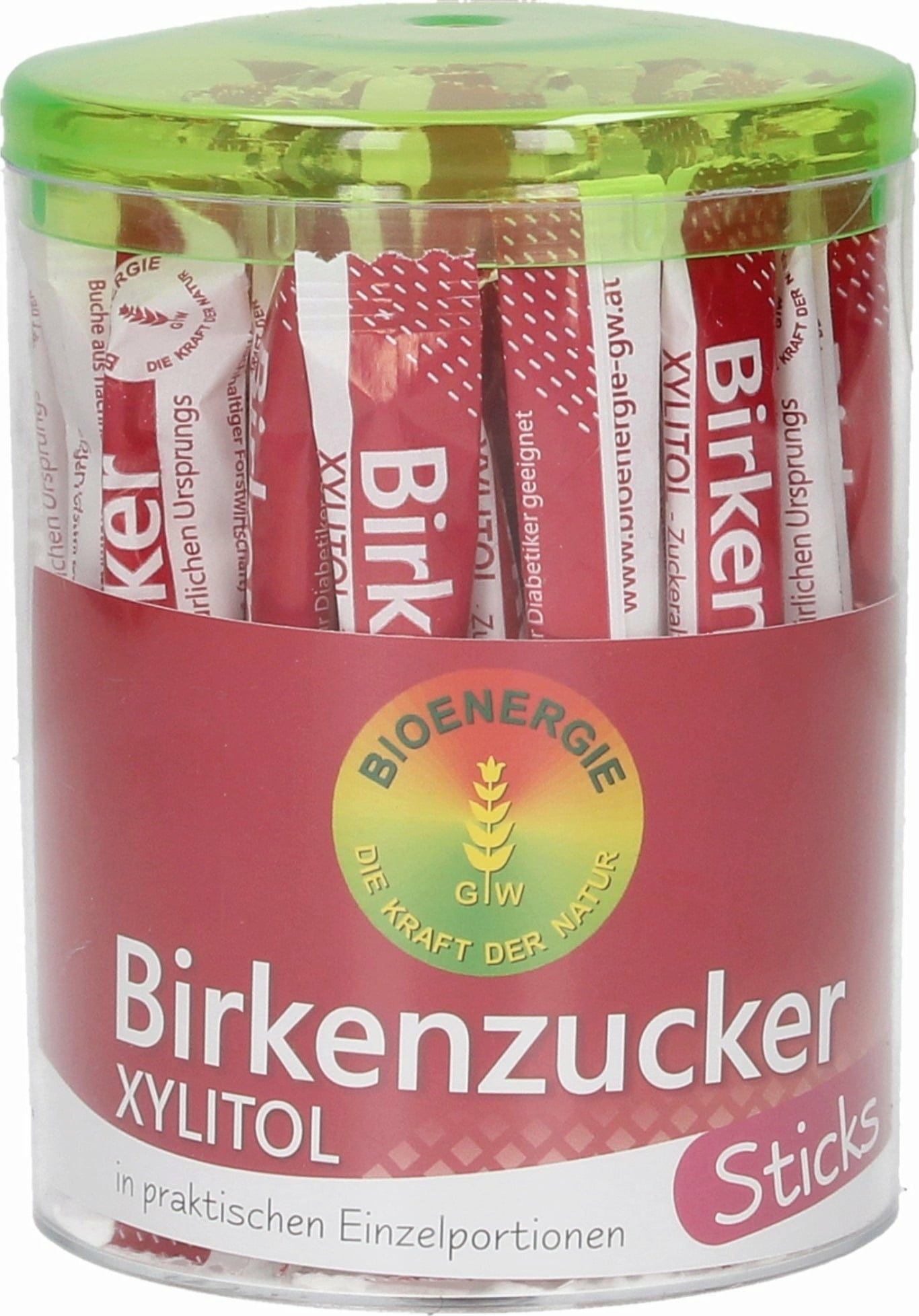 Bioenergie Cukier brzozowy w saszetkach, krystaliczny ksylitol, 4g każda po 50 szt PCV-pudełko (200 g)