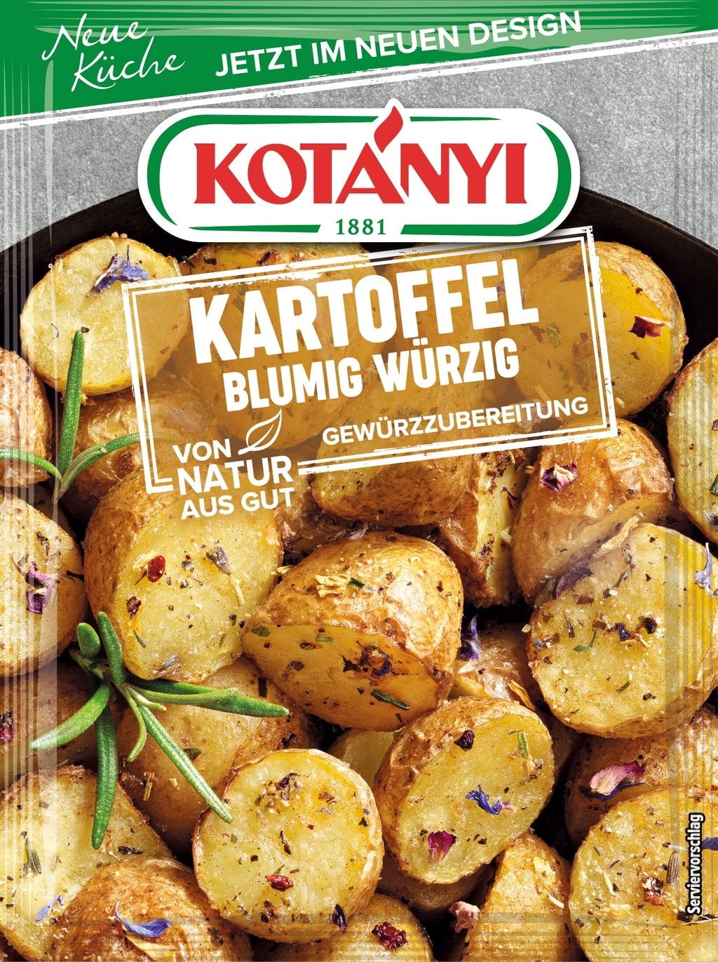 KOTÁNYI Nowa kuchnia: ziemniak, 25 g
