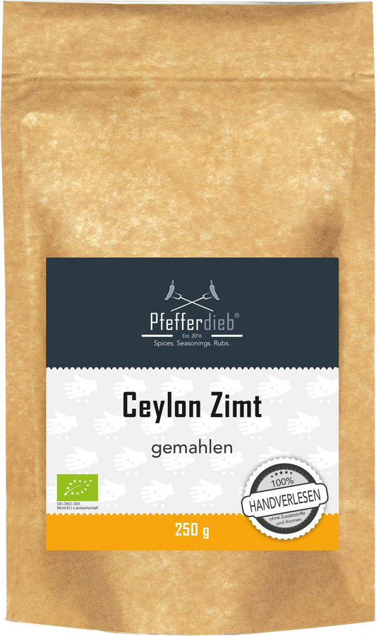 Pfefferdieb Bio Cynamon cejloński, mielony, 250 g