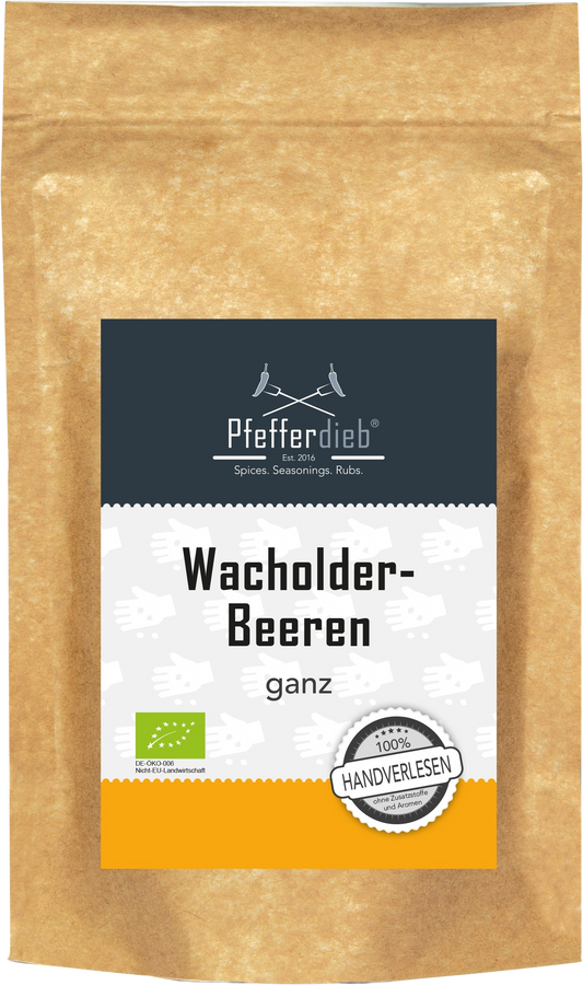 Pfefferdieb Bio Jałowiec z dzikiego zbioru, cały, 100 g