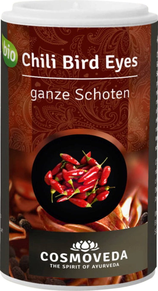 Cosmoveda Chili Bird Eyes w całości - ekologiczne, 10 g