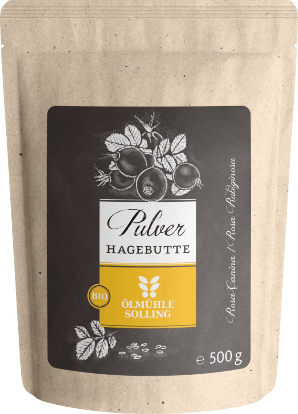 Ölmühle Solling  Organiczny proszek z owoców dzikiej róży, 500 g