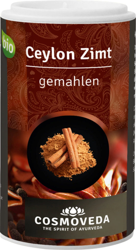 Cosmoveda Organiczny mielony cynamon cejloński, 25 g