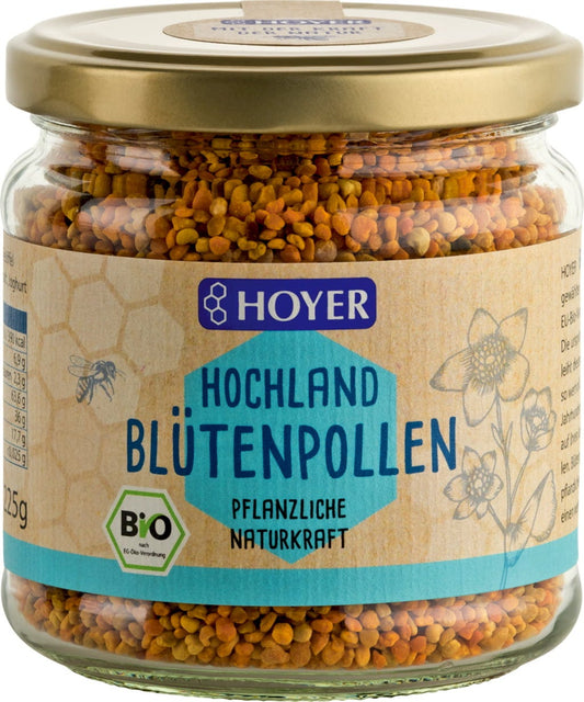 HOYER Pyłek pszczeli z gór bio, 225 g