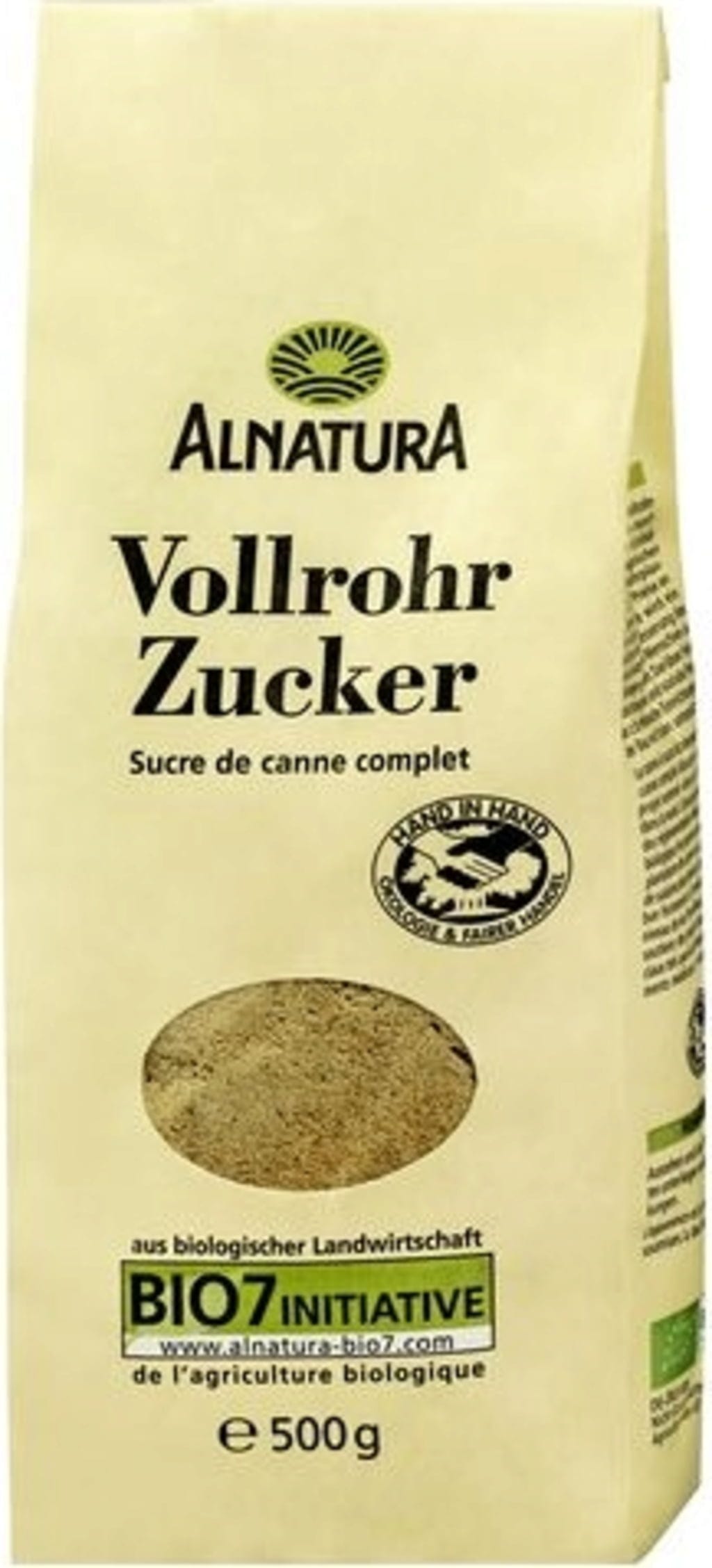Alnatura Ekologiczny cukier trzcinowy, 500 g