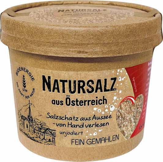 Bioenergie Drobna naturalna sól z Austrii, 150 g