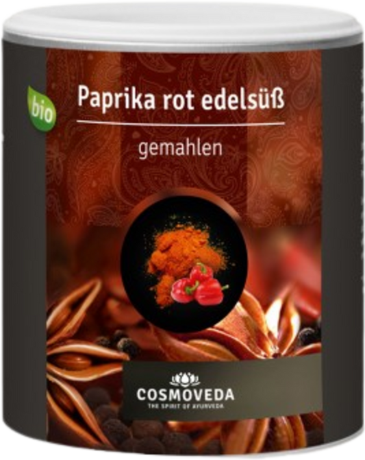 Cosmoveda Organiczna szlachetnie słodka mielona papryka, 300 g