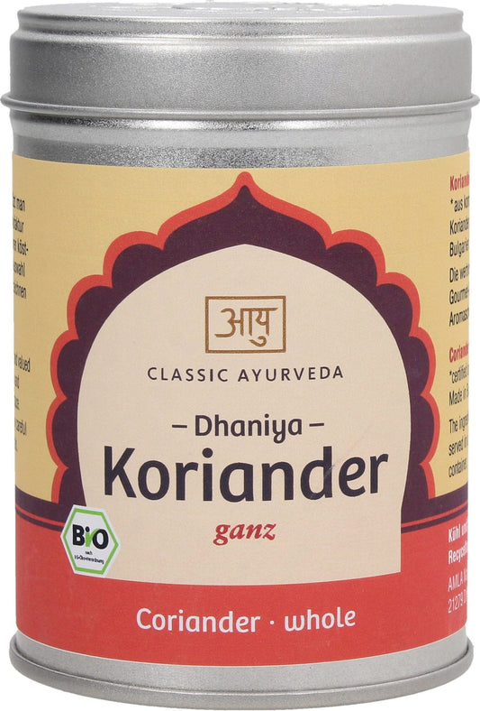Classic Ayurveda Organiczna cała kolendra, 60 g