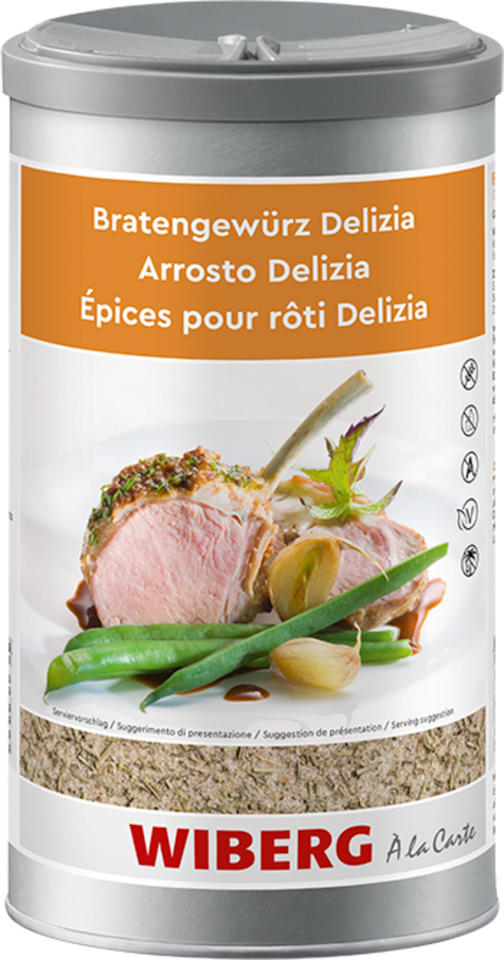 Wiberg Delizia przyprawa, sól do pieczeni, 950 g